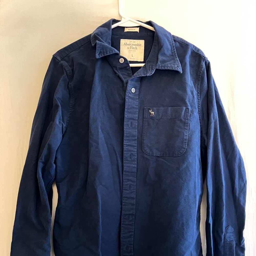 Abercrombie and fitch long sleeve button down